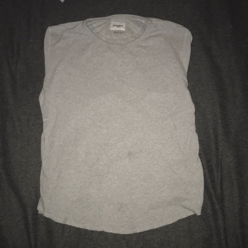 Grey long sleeve shirt